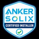 Anker SOLIX Certified Installer badge